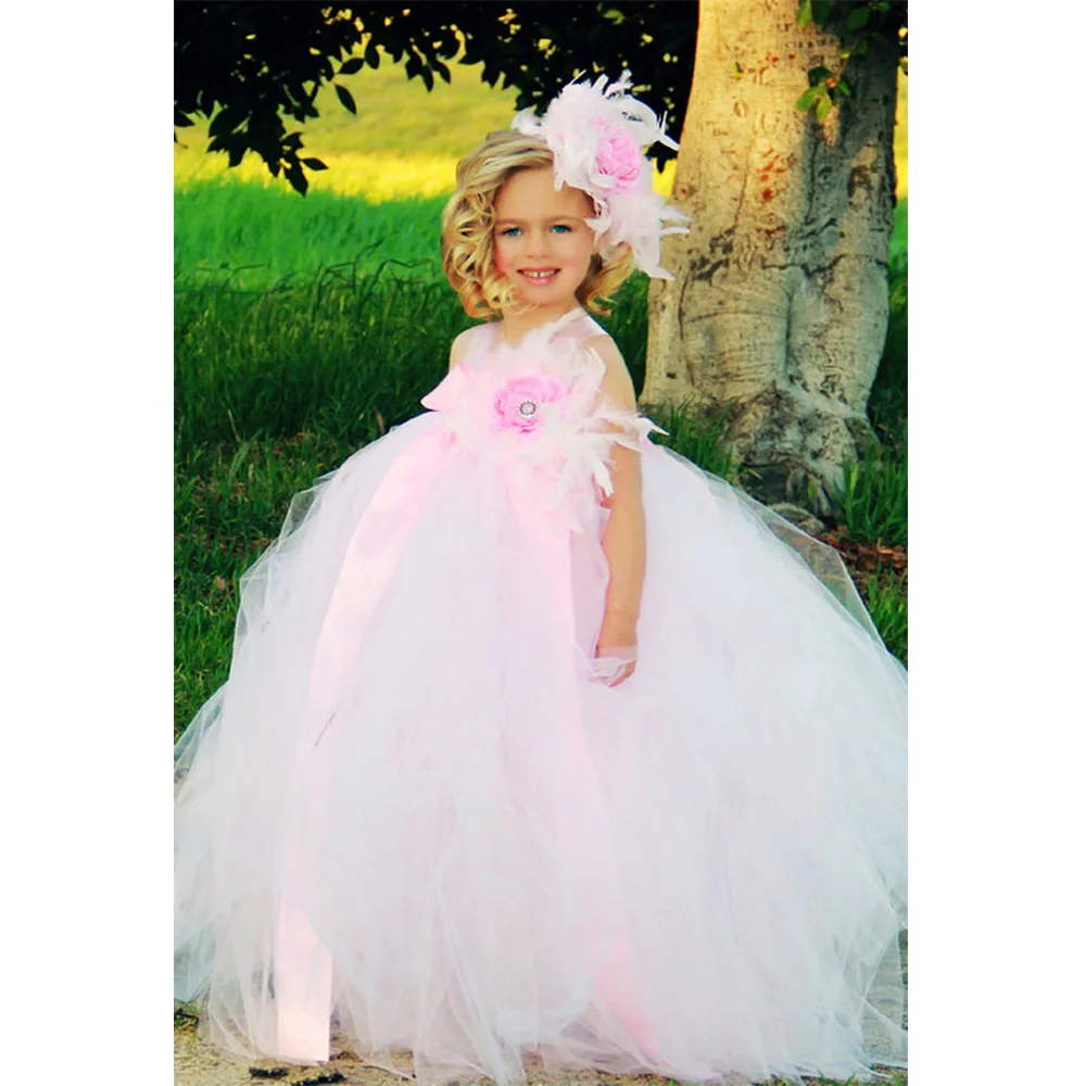 Princess Girls Feather Tutu Dress For Wedding Birthday Fluffy Handmade 1-12Y Costume Party Flower Girl Ball Gown Dress
Princess Girls Feather Tutu Dress For Wedding Birthday Fluffy Handmade 1-12Y Costume Party Flower Girl Ball Gown Dress