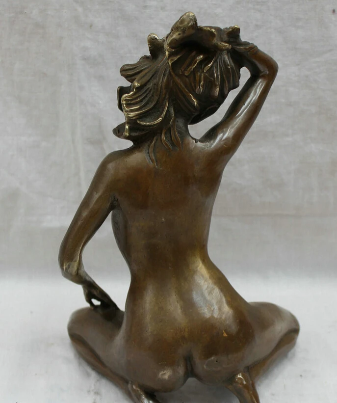 song voge gem S3093 11" Chinese Bronze Copper Art Dance Nude Lady Belle Goddess Statue Sculpture
song voge gem S3093 11" Chinese Bronze Copper Art Dance Nude Lady Belle Goddess Statue Sculpture