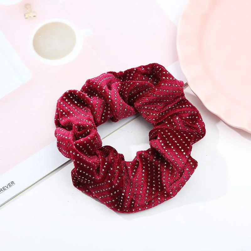 6 color Women Girls Velvet Pink Cloth Elastic Ring Hair Ties Accessories Ponytail Holder Hairbands Rubber Band Scrunchies
6 color Women Girls Velvet Pink Cloth Elastic Ring Hair Ties Accessories Ponytail Holder Hairbands Rubber Band Scrunchies