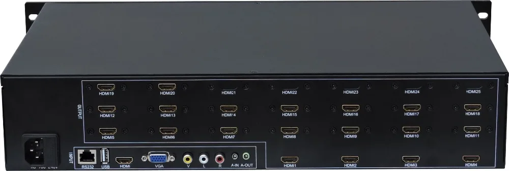FOLAIDA видео настенный процессор для 2x6 видеостена с вращением ЖК стены 12 HDMI
