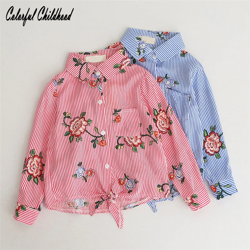 Spring new Baby girls Shirt Cotton long sleeve rose embroidery blouse kids children tops High Quality
Spring new Baby girls Shirt Cotton long sleeve rose embroidery blouse kids children tops High Quality