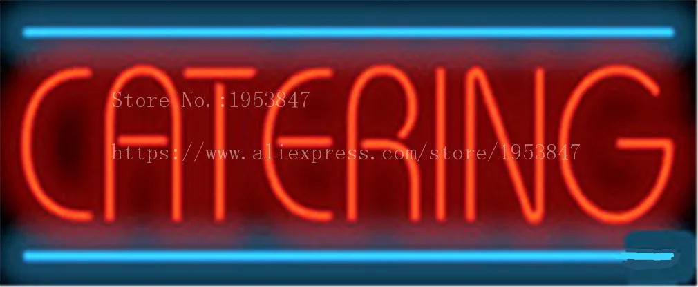 Catering Deli Neon sign Real Glass Tube Bulbs Light Bar Beer Club Decoration Custom Signs Signboard Bread Store Shop 17"x14"
Catering Deli Neon sign Real Glass Tube Bulbs Light Bar Beer Club Decoration Custom Signs Signboard Bread Store Shop 17"x14"