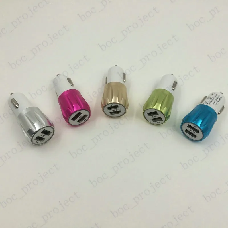 Car Charger Metal Alumium Alloy Dual USB Port Car Charger 2.1a 1A For iPad iPhone 6s plus 6 Samsung HTC LG 100pcs
Car Charger Metal Alumium Alloy Dual USB Port Car Charger 2.1a 1A For iPad iPhone 6s plus 6 Samsung HTC LG 100pcs