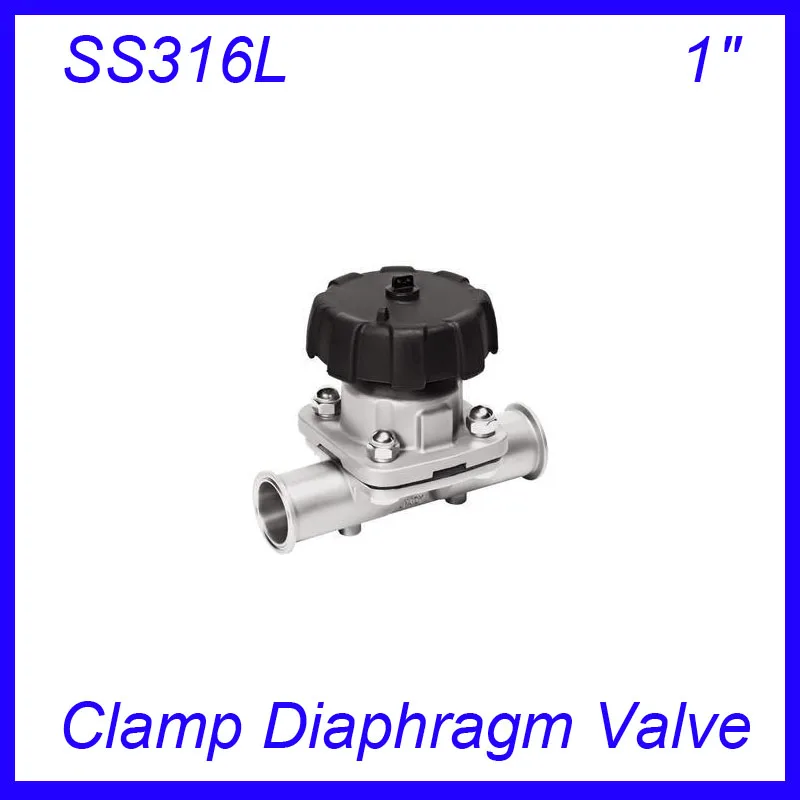 1" SS316L EPDM Clamp diaphragm valve sanitary sterile food grade f Wine, milk, beverages
1" SS316L EPDM Clamp diaphragm valve sanitary sterile food grade f Wine, milk, beverages