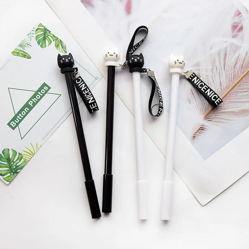 1pcs Lanyard Cat Head Gel Pen School Stationeries School Supplies Lovely Kawaii Cute Beautiful Colour Office Black 0.5mm
1pcs Lanyard Cat Head Gel Pen School Stationeries School Supplies Lovely Kawaii Cute Beautiful Colour Office Black 0.5mm