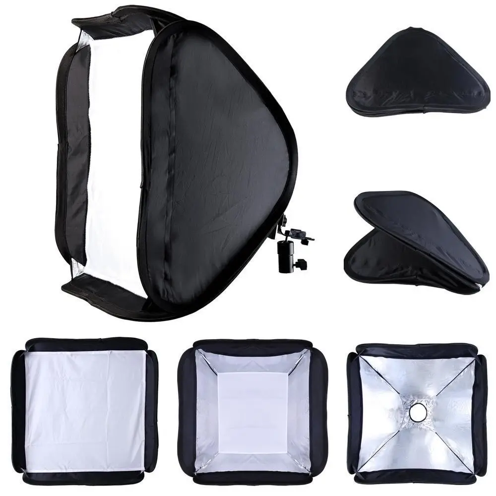 Lightdow 60x60cm 24" Inch Softbox + S-Type Bracket Bowens Holder+ Carry Bag Kit for Camera Speedlite Flash Light
Lightdow 60x60cm 24" Inch Softbox + S-Type Bracket Bowens Holder+ Carry Bag Kit for Camera Speedlite Flash Light