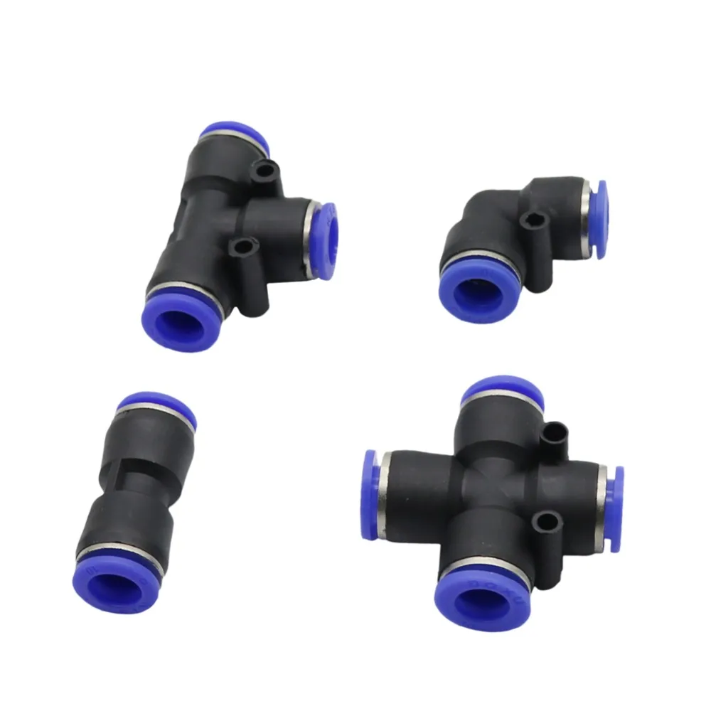 Irrigation 3-Way, 4-Way, Elbow, Straight Slip-Lock Quick Connector for 10 mm Hose Mist Cooling Fittings Pipe Joint 5 Pcs
Irrigation 3-Way, 4-Way, Elbow, Straight Slip-Lock Quick Connector for 10 mm Hose Mist Cooling Fittings Pipe Joint 5 Pcs