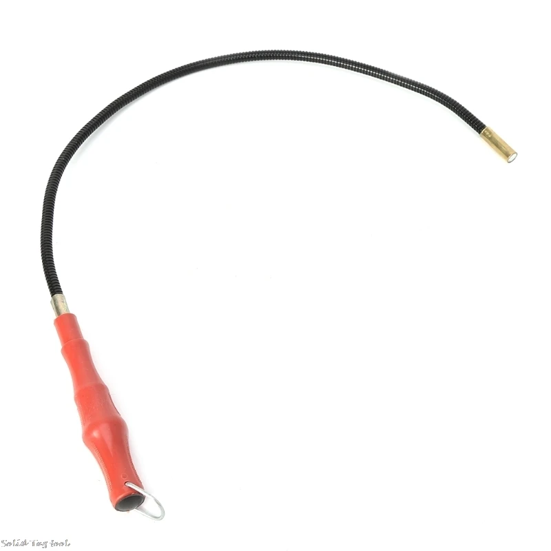 1Pc Magnetic Pickup Tool Garage Tool Repair Pick Up Red Plastic Handle Flexible Grabber