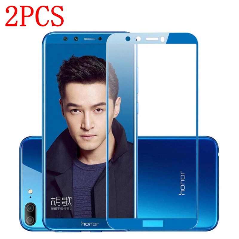 2PCS Full Cover Tempered Glass For Huawei Honor 9 Lite Screen Protector protective film glass | Мобильные телефоны и