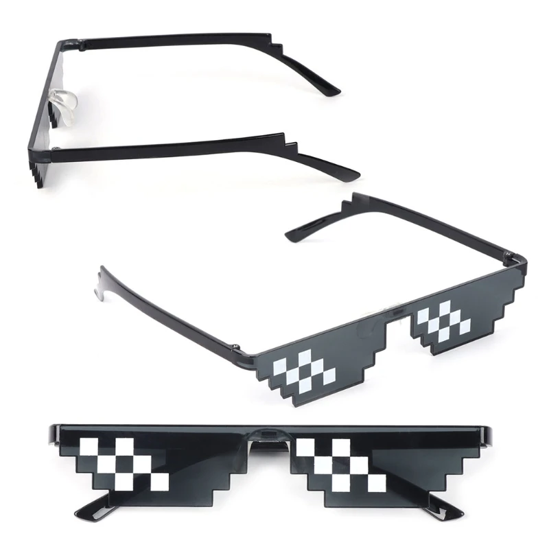 Funny Tricks Glasses 8 Bit Pixel Deal With IT Mosaic Sunglasses Trick Toy Unisex Sunglasses Toy For Children & Adults Funny Toys
Funny Tricks Glasses 8 Bit Pixel Deal With IT Mosaic Sunglasses Trick Toy Unisex Sunglasses Toy For Children & Adults Funny Toys