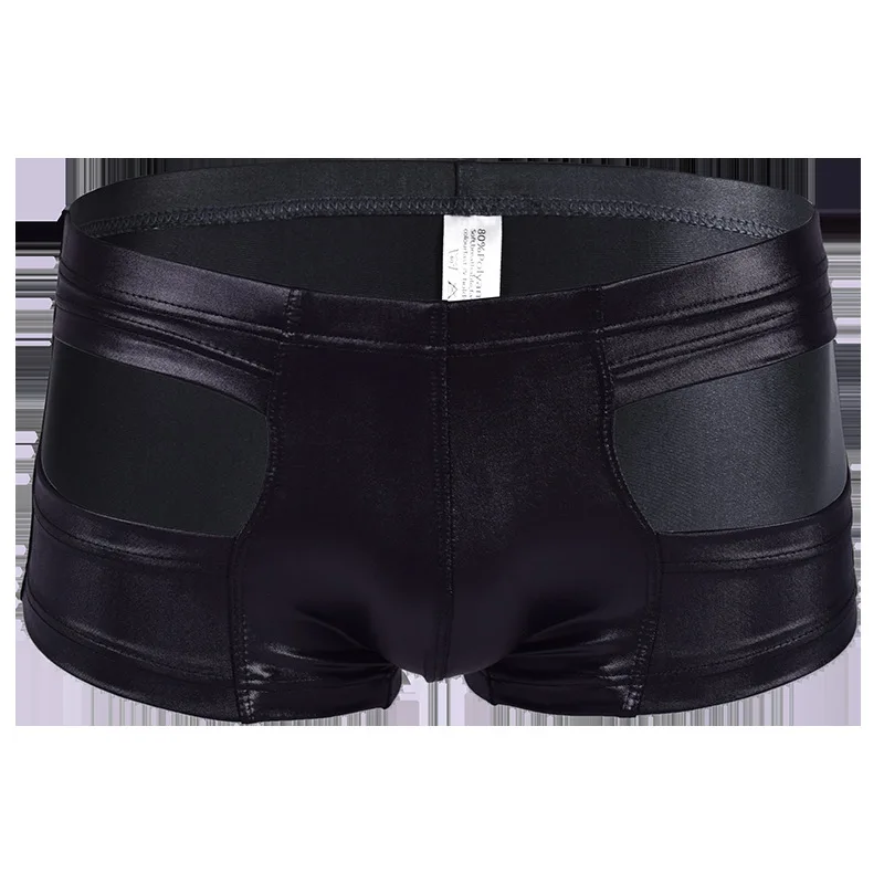 Sexy U Convex Pouch Faux Leather Boxers Breatherable Boxer Shorts Sheathy Cool Male Gay Wear Underwear U Pouch Erotic Lingerie
Sexy U Convex Pouch Faux Leather Boxers Breatherable Boxer Shorts Sheathy Cool Male Gay Wear Underwear U Pouch Erotic Lingerie