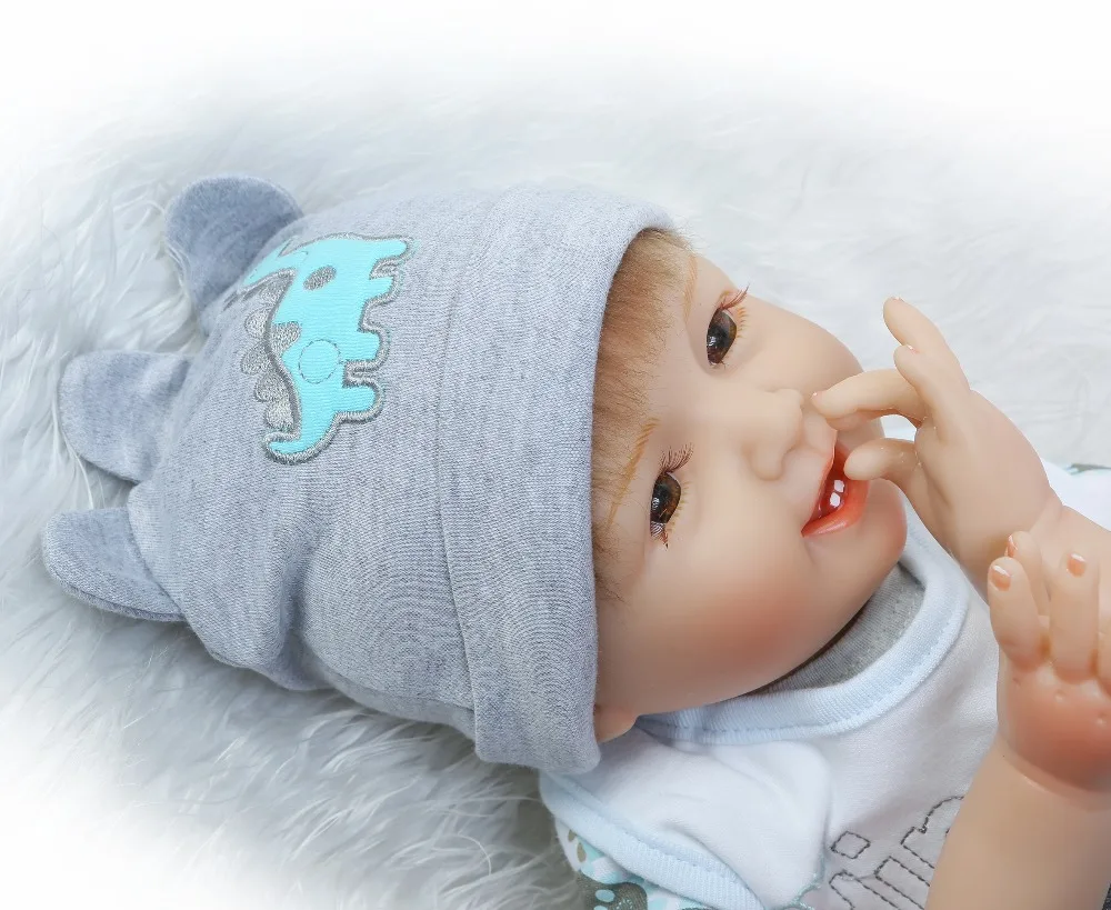 NPK 2017 Новинка 22 дюйма 55 см Реалистичная кукла для новорожденных Оптовая продажа