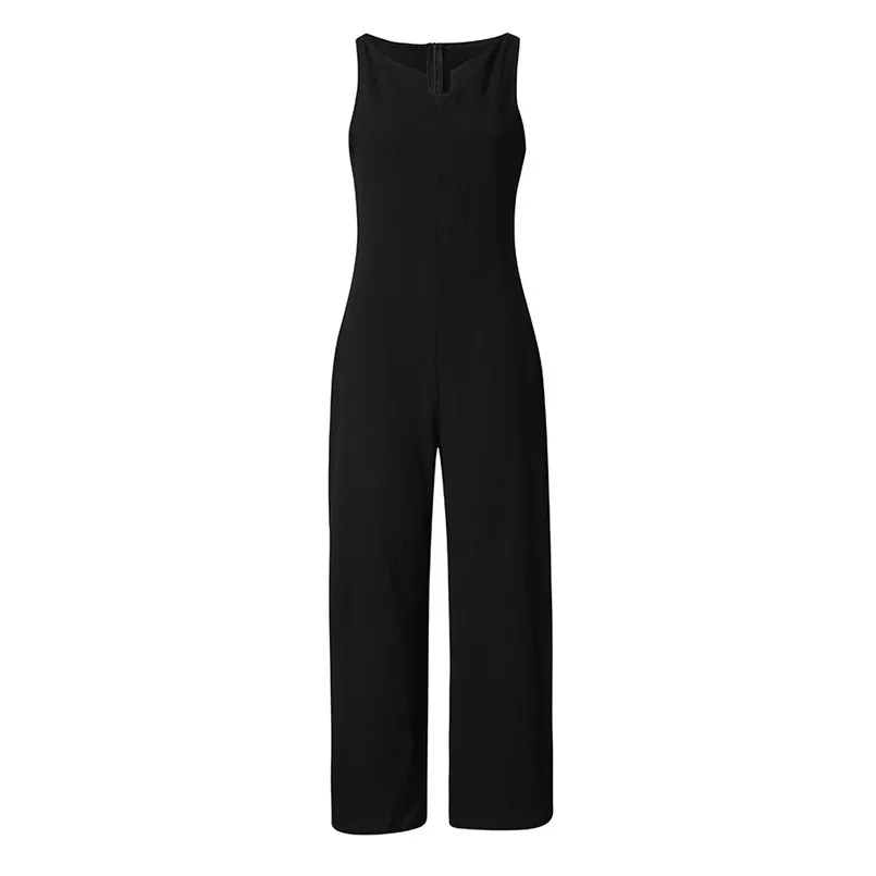 Newest 2019 Spring Summer Women Ladies Sexy Fashion Solid Color Loose Cotton Casual Sleeveles Rompers Jumpsuits # 2019.4.10
Newest 2019 Spring Summer Women Ladies Sexy Fashion Solid Color Loose Cotton Casual Sleeveles Rompers Jumpsuits # 2019.4.10