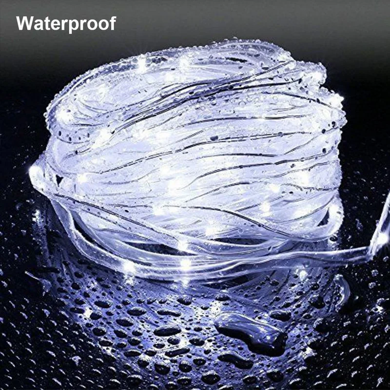 Outdoor Rope Tube Led String 50/100leds Solar LED String Lights Waterproof Solar Powered Fairy Lights for Garden Fence Landscape
Outdoor Rope Tube Led String 50/100leds Solar LED String Lights Waterproof Solar Powered Fairy Lights for Garden Fence Landscape