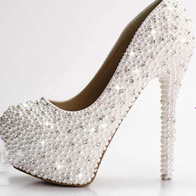 Luxury 4Inches high heel full Pearls lady's formal Jeweled Women's Beaded Bridal Evening Wedding Prom Party Bridesmaid shoes
Luxury 4Inches high heel full Pearls lady's formal Jeweled Women's Beaded Bridal Evening Wedding Prom Party Bridesmaid shoes