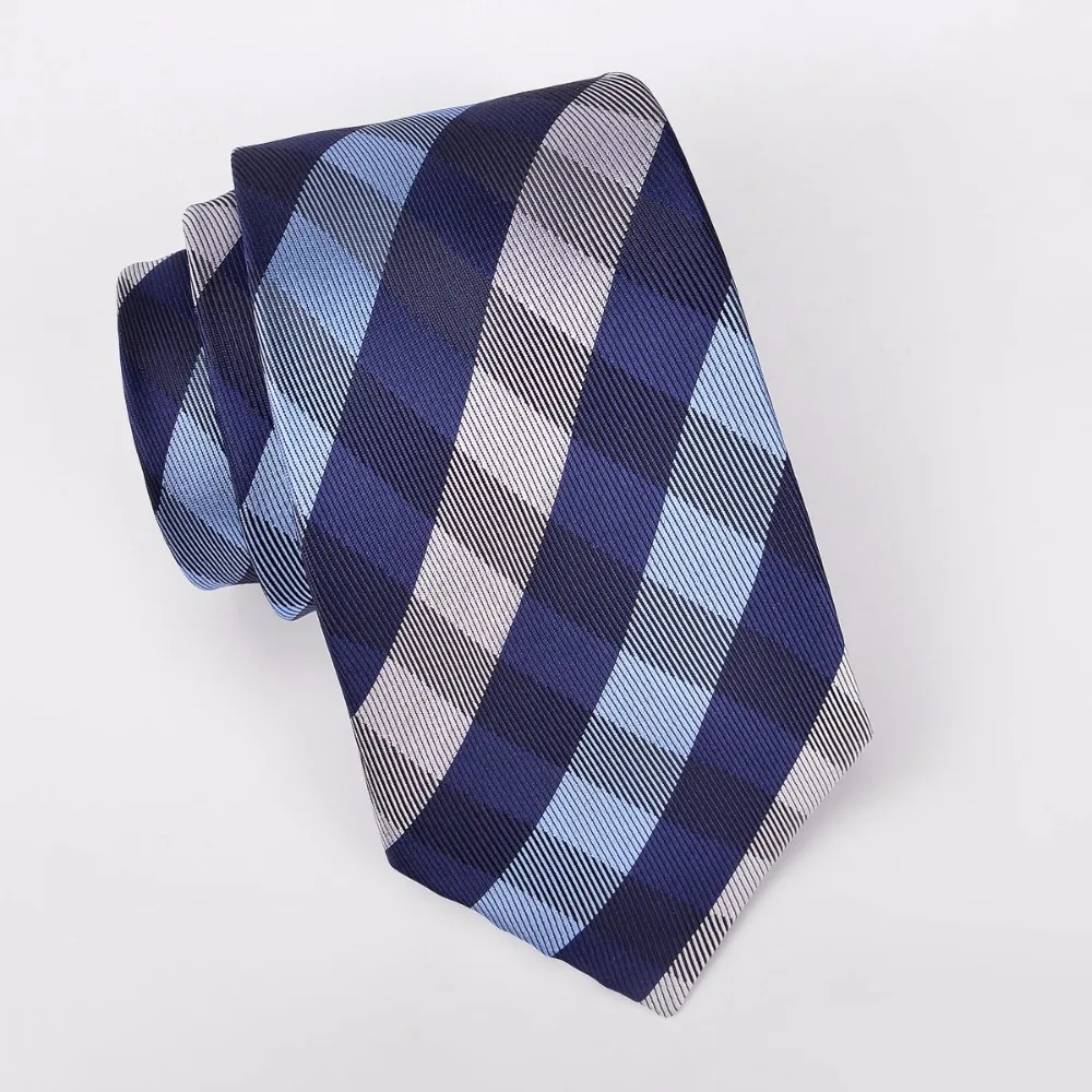 Ikepeibao Men`s Tie Blue Checked Jacquard Woven Necktie Ties Imported From China
Ikepeibao Men`s Tie Blue Checked Jacquard Woven Necktie Ties Imported From China