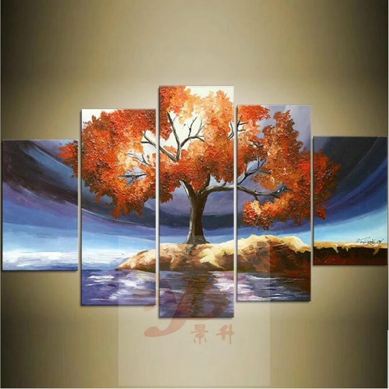 Modern abstract oil painting on canvas handmade landscape decorative wall pictures home decoration stretched on wooden
Modern abstract oil painting on canvas handmade landscape decorative wall pictures home decoration stretched on wooden