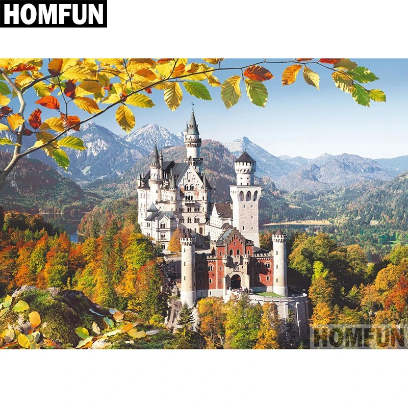Алмазная живопись HOMFUN A05028, полноразмерная/круглая вышивка «Лес замок», 5D, для творчества, домашний декор, вышивка крестиком
Алмазная живопись HOMFUN A05028, полноразмерная/круглая вышивка «Лес замок», 5D, для творчества, домашний декор, вышивка крестиком