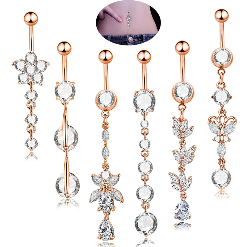 Crystal Stainless Steel Earrings Ear Nail Belly Button Rings Navel Piercing Dangle Round Jewelry Wholesale for Woman
Crystal Stainless Steel Earrings Ear Nail Belly Button Rings Navel Piercing Dangle Round Jewelry Wholesale for Woman