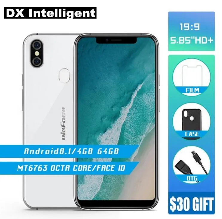 Бесплатная чехол Ulefone X MT6763 Octa Core Смартфон 5 85 дюймов уход за кожей лица
