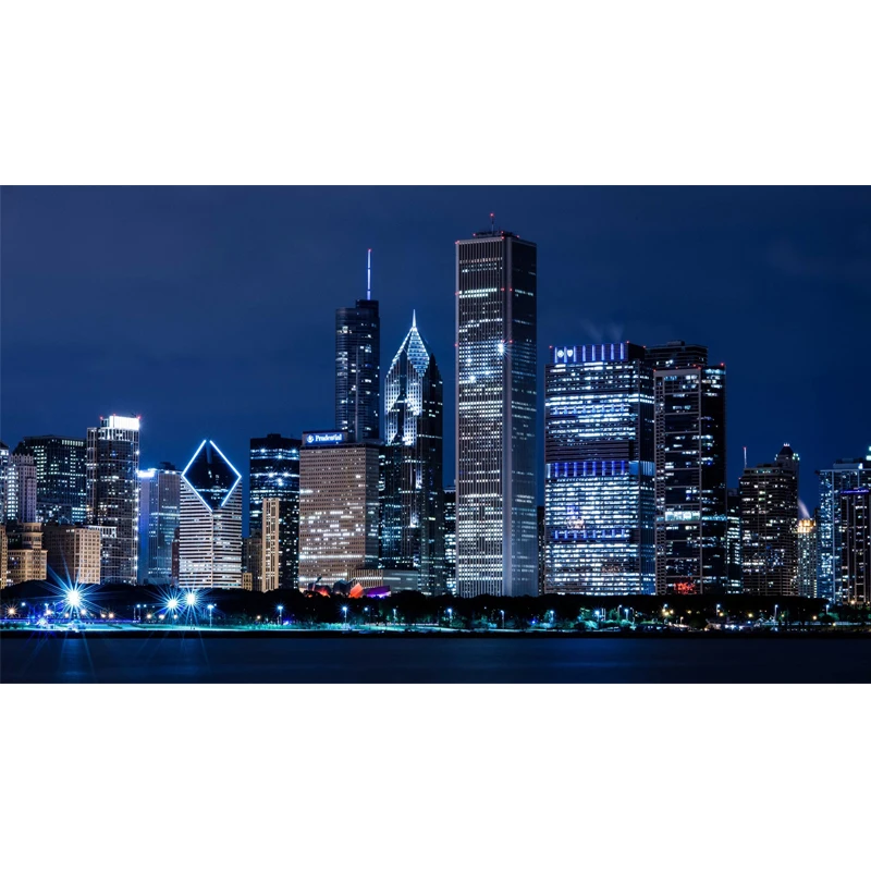 Full Square Drill 5D DIY Chicago skyscrapers city night lights diamond painting Cross Stitch 3D Embroidery Kits H103
Full Square Drill 5D DIY Chicago skyscrapers city night lights diamond painting Cross Stitch 3D Embroidery Kits H103