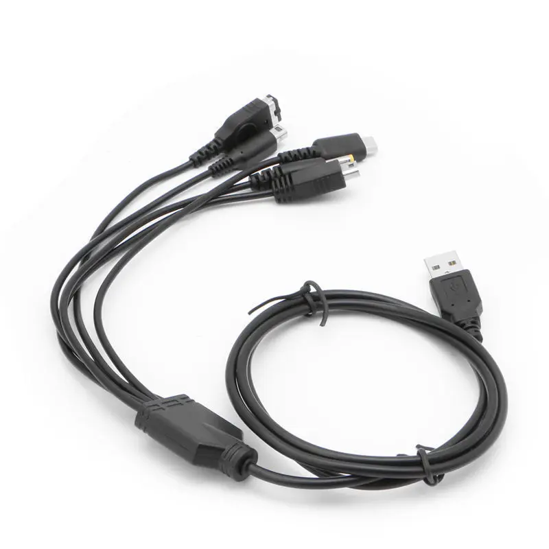 5 в 1 USB зарядный кабель зарядное устройство для GBA SP WII U 3DS NDSL XL DSI PSP Nintendo |