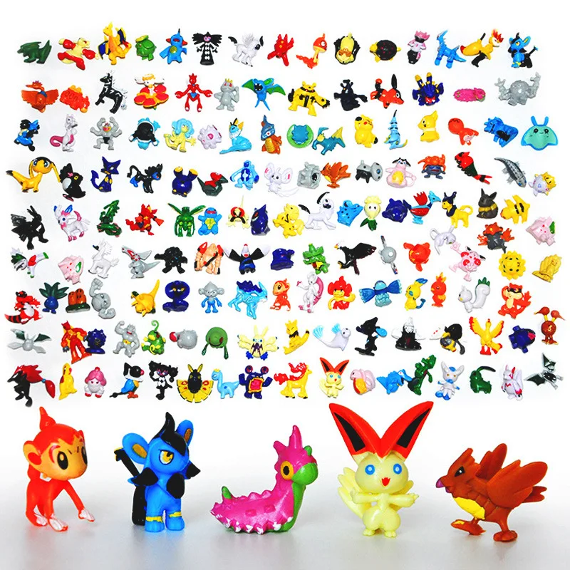 144PCS/Lot Pokemon Figure Toys different Styles New Cute Cartoon model Toys 2-3CM
144PCS/Lot Pokemon Figure Toys different Styles New Cute Cartoon model Toys 2-3CM