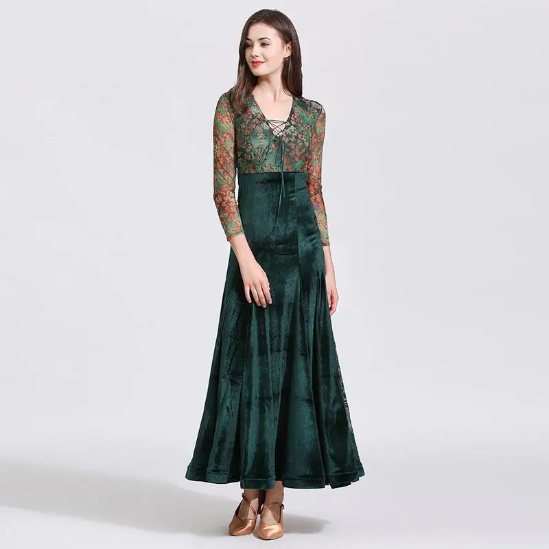 Long Sleeve Ballroom Dance Competition Dresses Customized Waltz Standard Ballroom Dress Woman Girls Ballroom Dance Dresses Woman
Long Sleeve Ballroom Dance Competition Dresses Customized Waltz Standard Ballroom Dress Woman Girls Ballroom Dance Dresses Woman