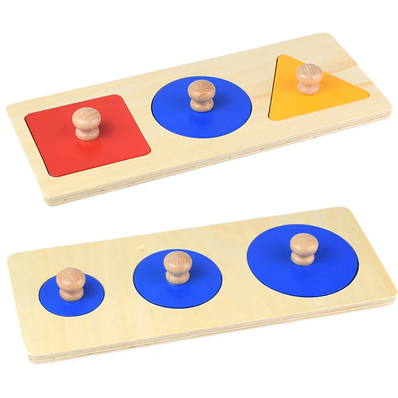 2pcs Set Wooden Jigsaw Puzzle Montessori Material Shape/Color Matching Board Game Early Learning Eudcational Toys For Children
2pcs Set Wooden Jigsaw Puzzle Montessori Material Shape/Color Matching Board Game Early Learning Eudcational Toys For Children