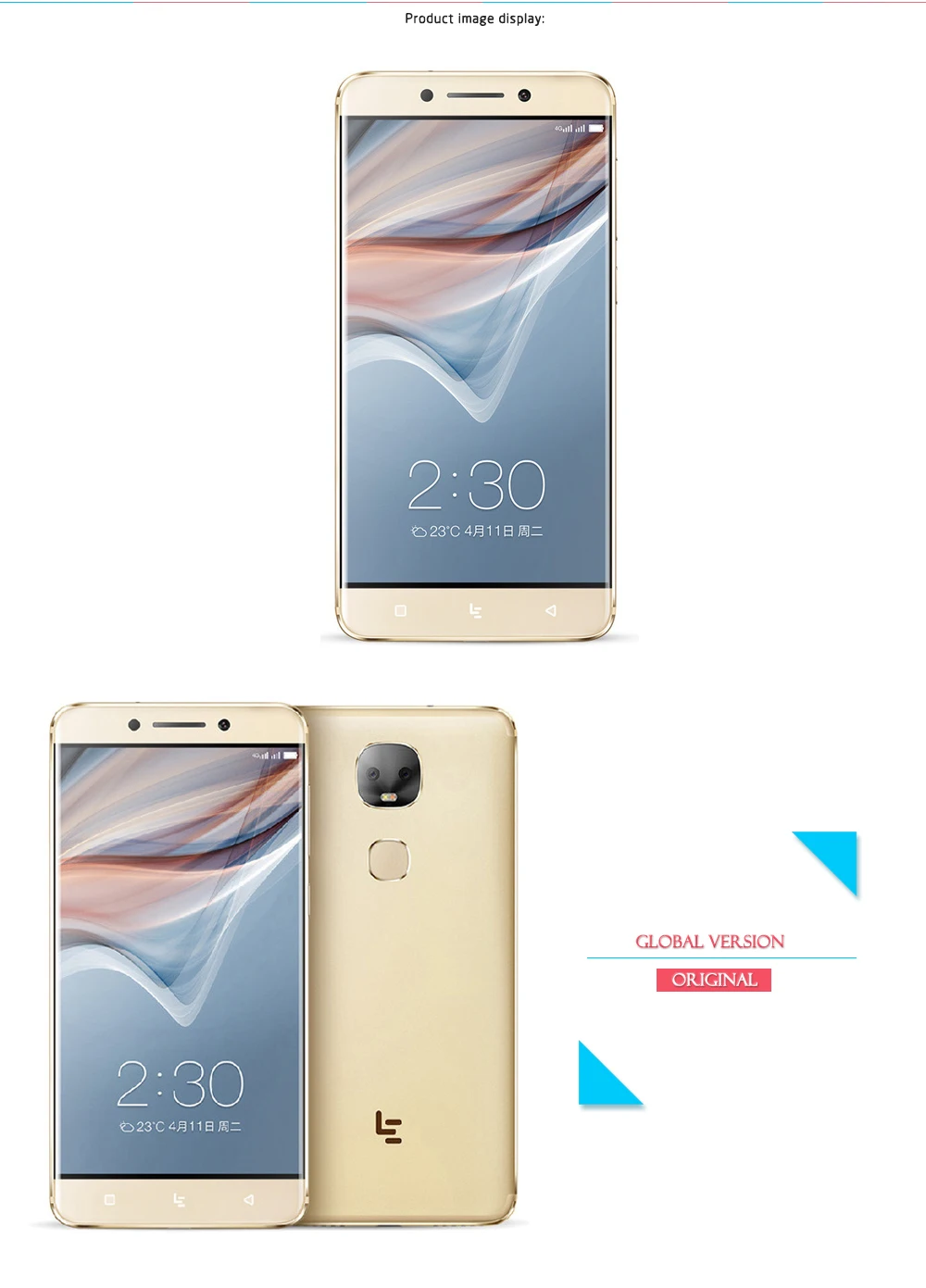 Оригинальный Letv LeEco Le Pro 3 двойной AI X650 4 г 64 MTK6797X Дека Core 5 "Экран 13MP Камера 4000 мАч