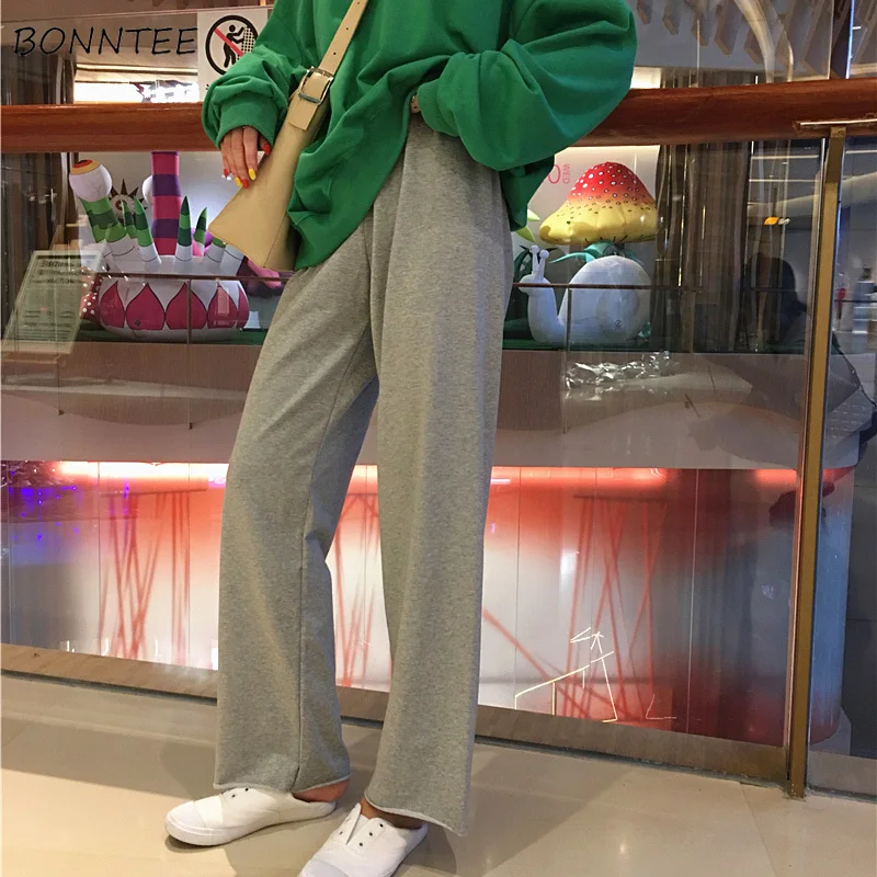 Pants Women All-match Solid Loose Ladies Chic Clothing Spring Womens Elastic Sports Casual Straight Trousers Daily 2020 Pant New
Pants Women All-match Solid Loose Ladies Chic Clothing Spring Womens Elastic Sports Casual Straight Trousers Daily 2020 Pant New
