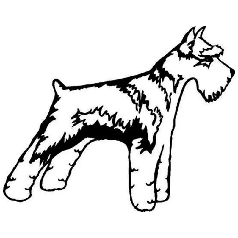 14.9*11.8CM Schnauzer Dog Car Stickers Personality Waterproof Vinyl Decal Car Styling Accessories Black/Silver S1-0619
14.9*11.8CM Schnauzer Dog Car Stickers Personality Waterproof Vinyl Decal Car Styling Accessories Black/Silver S1-0619