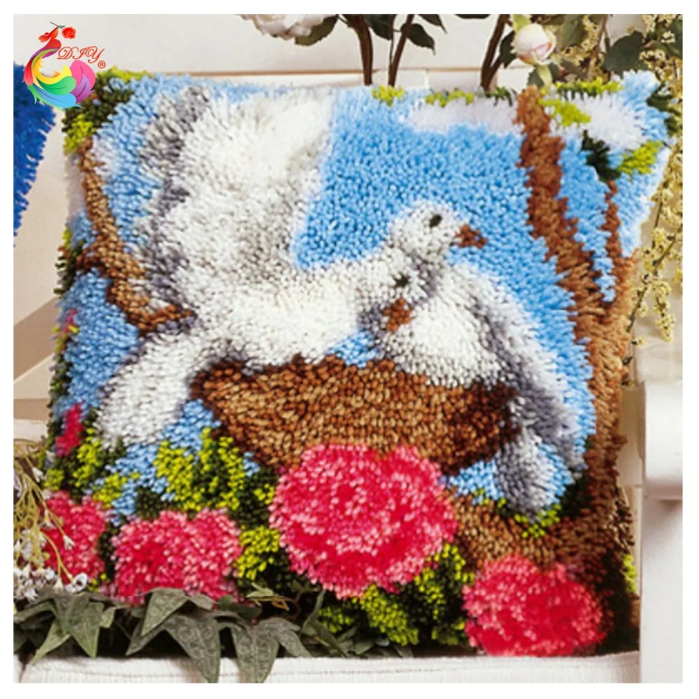 3D Latch Hook Pillow Kits DIY Needlework Crocheting Kit Yarn 2016 Handmade Embroidery Unfinished Pillowcase Cartoon pigeon
3D Latch Hook Pillow Kits DIY Needlework Crocheting Kit Yarn 2016 Handmade Embroidery Unfinished Pillowcase Cartoon pigeon