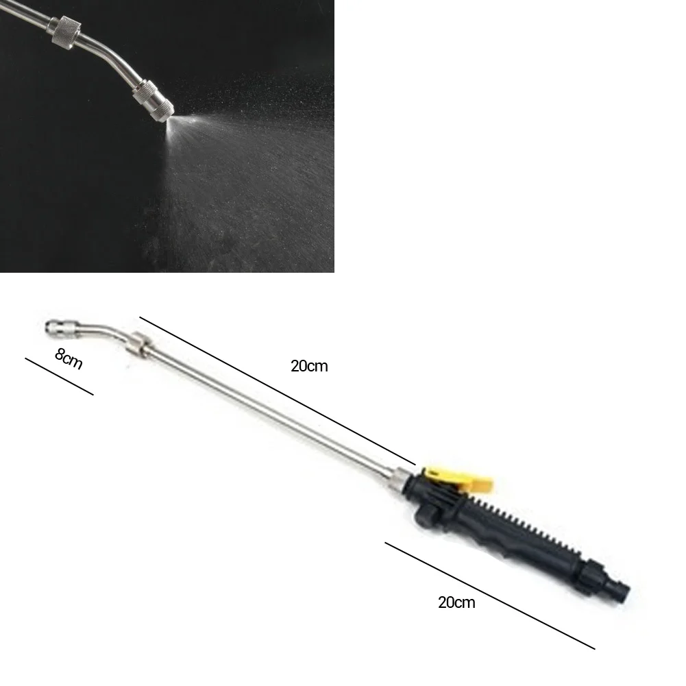 48cm Matal Car Washer Stainless Steel High Pressure Car Wash Spray Gun Hose Wand Nozzle Washing Water Gun
48cm Matal Car Washer Stainless Steel High Pressure Car Wash Spray Gun Hose Wand Nozzle Washing Water Gun