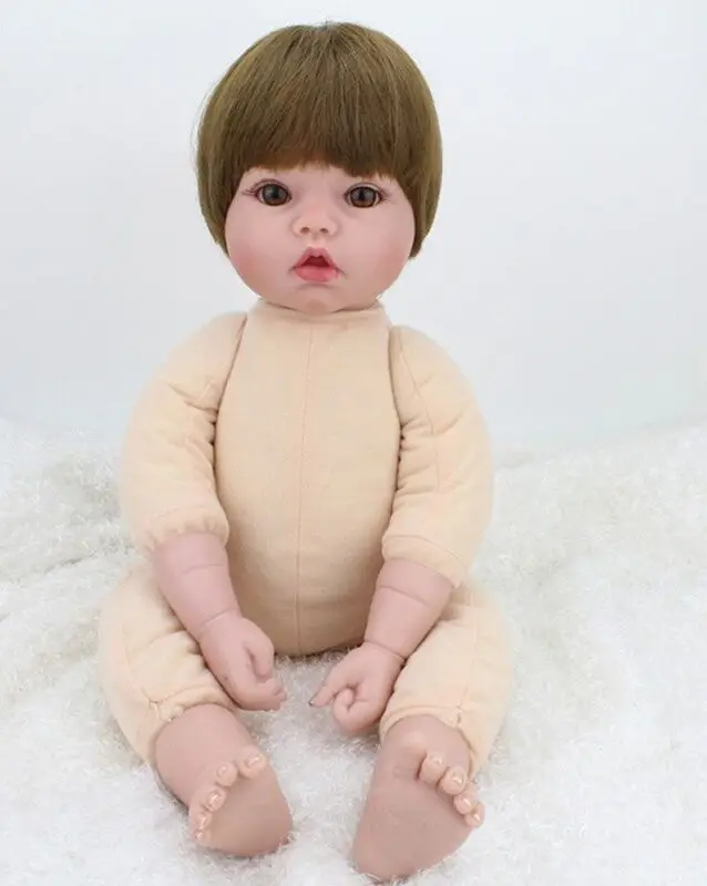 20 Inch Silicone Vinyl Realistic Rebirth Doll Toddler Rebirth Baby Girl Doll Soft Newborn Gift Toy Rebirth Doll
20 Inch Silicone Vinyl Realistic Rebirth Doll Toddler Rebirth Baby Girl Doll Soft Newborn Gift Toy Rebirth Doll