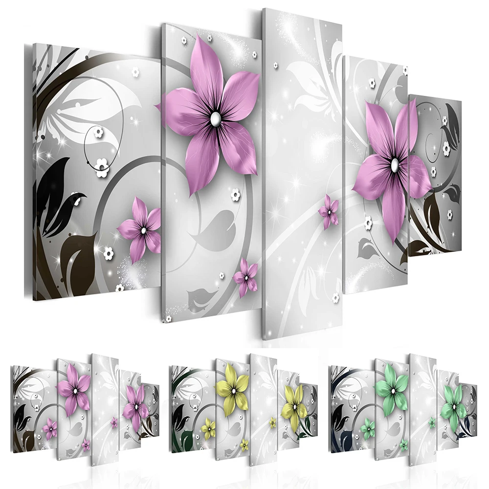 2019 5 Panels Hot Sell Abstract Flower Modern Home Wall Decor Painting Canvas Printing Art HD Print Painting(No Frame)
2019 5 Panels Hot Sell Abstract Flower Modern Home Wall Decor Painting Canvas Printing Art HD Print Painting(No Frame)