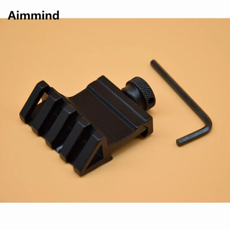45 Degree Angle Tactical Scope Mount Aluminum Offset 4 Slot Side Rail RTS Sight Rail Airsoft 45mm Picatinny Laser Adapter
45 Degree Angle Tactical Scope Mount Aluminum Offset 4 Slot Side Rail RTS Sight Rail Airsoft 45mm Picatinny Laser Adapter