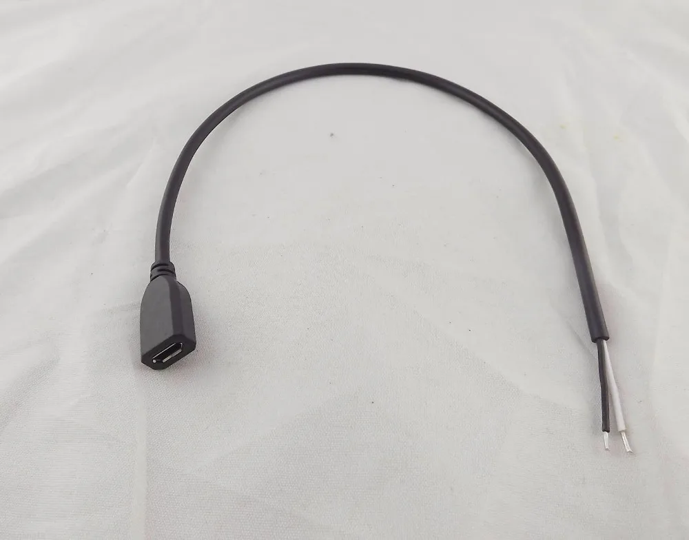 10pcs Micro USB 5 Pin Female Jack 2 Pin 2 Wire Charge Cable Cord Connectors DIY 30cm
10pcs Micro USB 5 Pin Female Jack 2 Pin 2 Wire Charge Cable Cord Connectors DIY 30cm