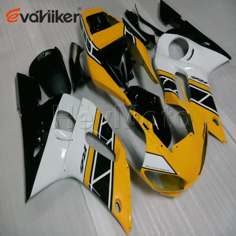 ABS Plastic fairing for YZFR6 1998 1999 2000 2001 2002 white yellow YZF R6 motorcycle bodywork kit
ABS Plastic fairing for YZFR6 1998 1999 2000 2001 2002 white yellow YZF R6 motorcycle bodywork kit