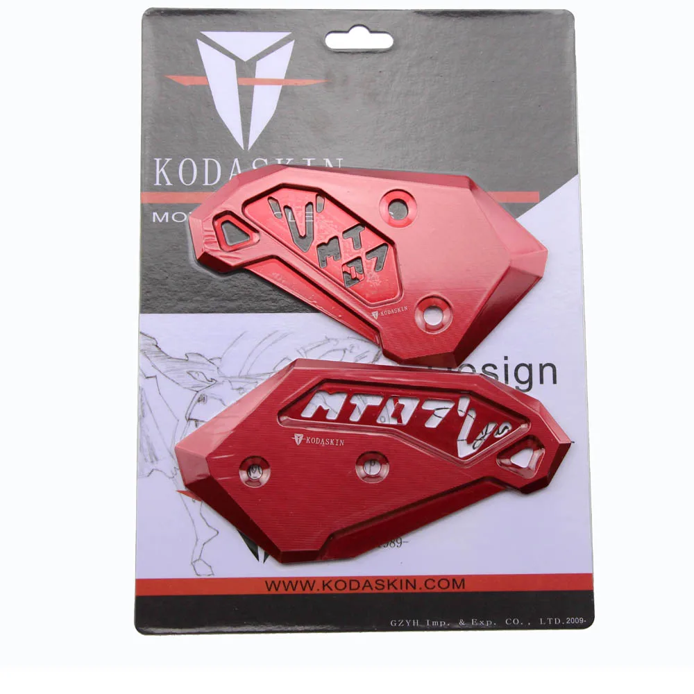 KODASKIN Motorcycle Foot Peg Heel Plates Guard Protector Red for YAMAHA MT-07 FZ-07 yzf mt07 mt 07 fz07 2014-2016
KODASKIN Motorcycle Foot Peg Heel Plates Guard Protector Red for YAMAHA MT-07 FZ-07 yzf mt07 mt 07 fz07 2014-2016
