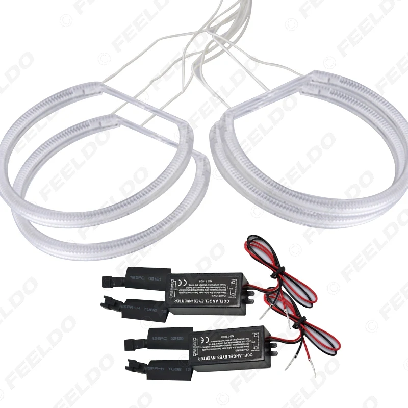 FEELDO 4Pcs/set Special Car Headlight CCFL Halo Rings Angel Eyes Light For BMW E46 (1998-2001) Vorfacelift White #FD-3214
FEELDO 4Pcs/set Special Car Headlight CCFL Halo Rings Angel Eyes Light For BMW E46 (1998-2001) Vorfacelift White #FD-3214