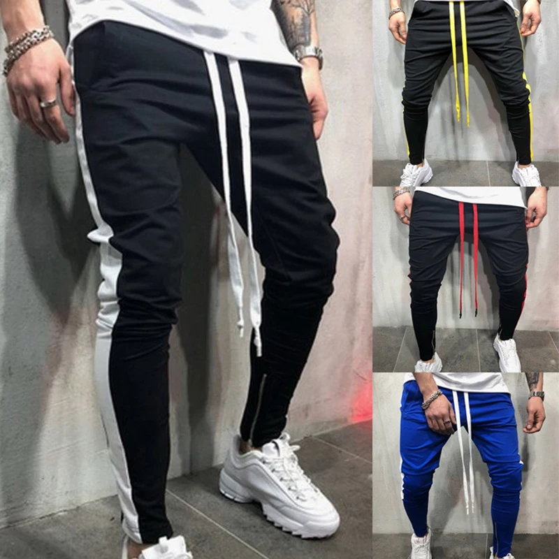 Fashion Men Casual Long Pant Men's Gym Slim Fit Trousers Tracksuit Bottoms Skinny Joggers Sweat Track Pants Denim Jeans
Fashion Men Casual Long Pant Men's Gym Slim Fit Trousers Tracksuit Bottoms Skinny Joggers Sweat Track Pants Denim Jeans