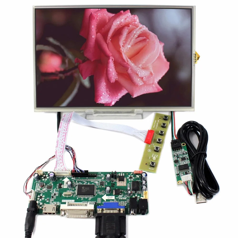 HD MI VGA DVI Audio LCD Controller Board 10.1" B101EW05 1280x800 Touch LCD Screen
HD MI VGA DVI Audio LCD Controller Board 10.1" B101EW05 1280x800 Touch LCD Screen