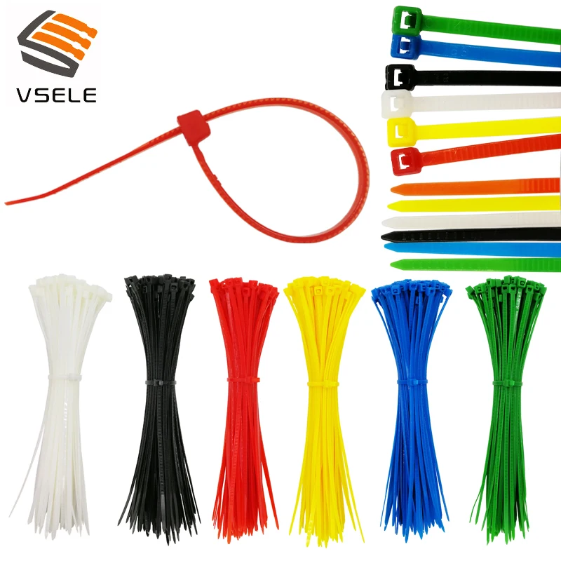 1000pcs/lot self-locking cable ties 3*200mm width 2.7mm 6 color plastic zip tie wire binding wrap straps first batch of nylon
1000pcs/lot self-locking cable ties 3*200mm width 2.7mm 6 color plastic zip tie wire binding wrap straps first batch of nylon