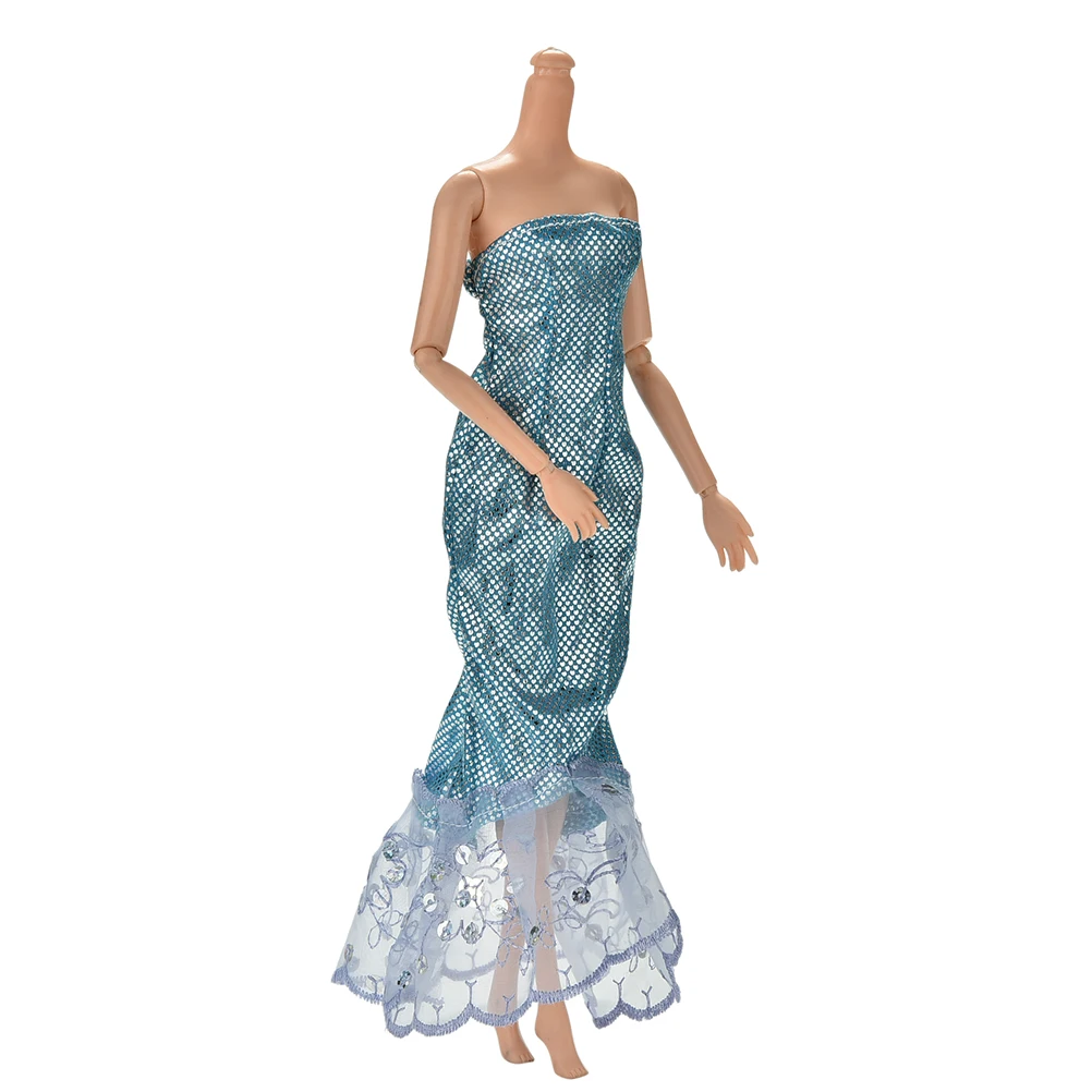 Dresses Doll Accessories Elegant Sequin Sky Blue Mermaid Dress for Dolls 11" 1 Pc New Arrival
Dresses Doll Accessories Elegant Sequin Sky Blue Mermaid Dress for Dolls 11" 1 Pc New Arrival
