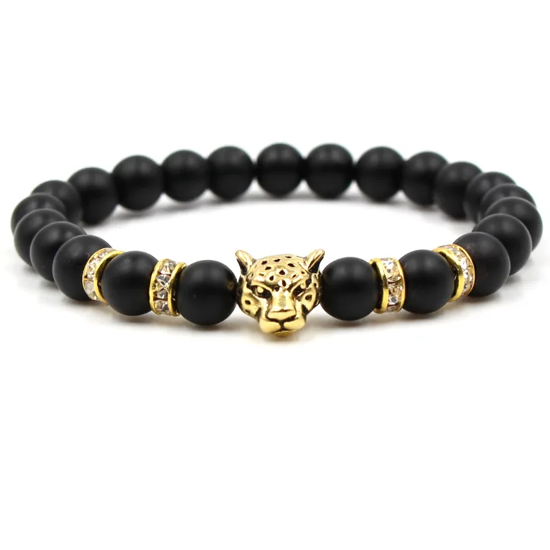 Men Women Charm Bracelets Hot Trendy Lava Stone Leopard Head And Tiger Head Charm Bracelet Natural Stone Trendy Unisex Jewelry
Men Women Charm Bracelets Hot Trendy Lava Stone Leopard Head And Tiger Head Charm Bracelet Natural Stone Trendy Unisex Jewelry