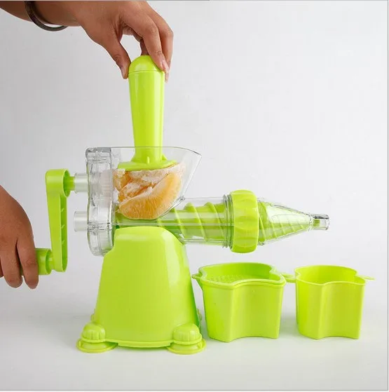1PC Hand manual juicer Auger Slow squeezer Fruit Wheat Grass Vegetables orange juice extractor machine Manual Juicer OK 0347
1PC Hand manual juicer Auger Slow squeezer Fruit Wheat Grass Vegetables orange juice extractor machine Manual Juicer OK 0347