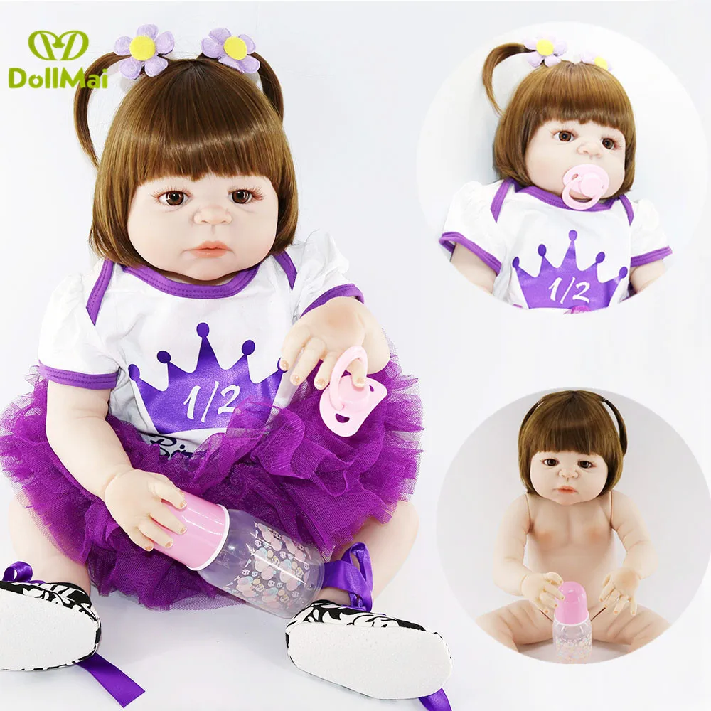 Reborn ручной работы 57 см силиконовый реалистичный младенец reborn Boneca Alive baby Princess bathe Girls Playmate Toys Child love
Reborn ручной работы 57 см силиконовый реалистичный младенец reborn Boneca Alive baby Princess bathe Girls Playmate Toys Child love