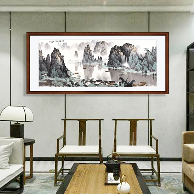 Chinese traditional decorative paintings, gifts, living room, office frameless painting
Chinese traditional decorative paintings, gifts, living room, office frameless painting