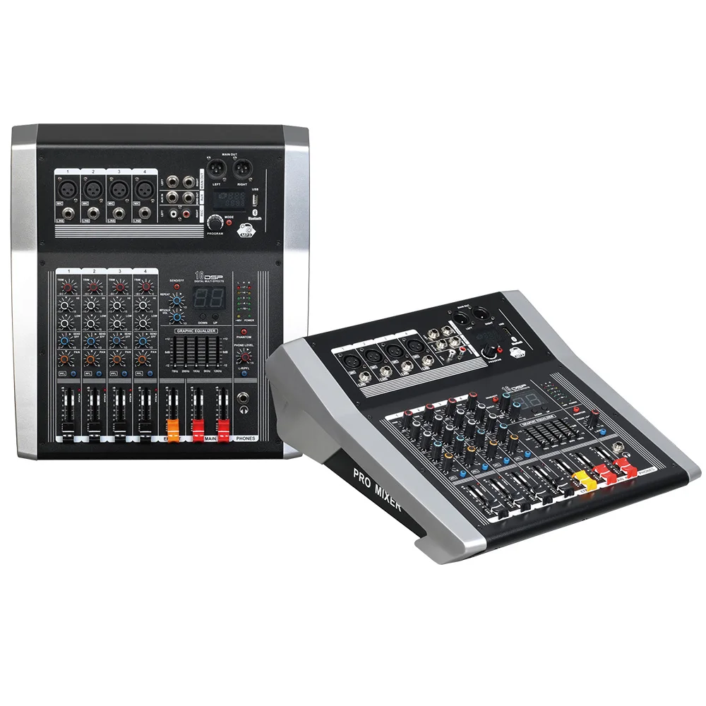 Mixing console recorder 48 V phantom power monitor AUX effect path 4-12 channel audio mixer USB comes with power amplifier LA
Mixing console recorder 48 V phantom power monitor AUX effect path 4-12 channel audio mixer USB comes with power amplifier LA